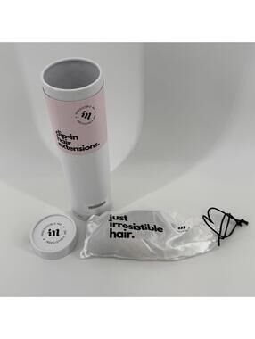 NIB Irresistible Me Clip-In Hair Extensions - Brown, 100% human hair #TM225